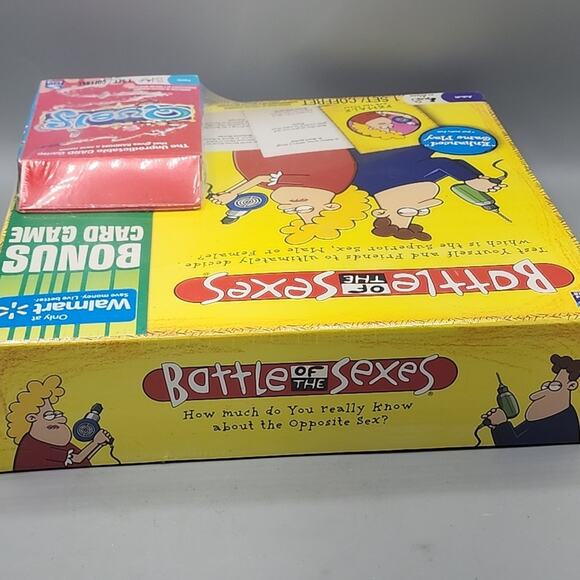 Battle of the Sexes Board Game & Quelf Unpredictable Card Game Sealed 2 Games - Picture 5 of 13